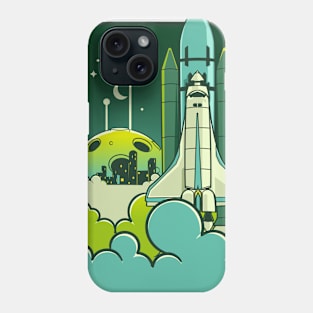 Space Rocket Phone Case