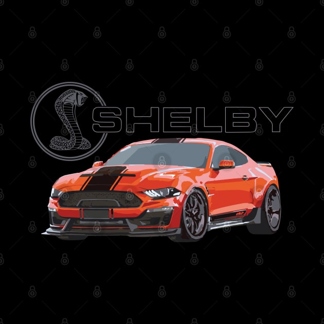 SUPER SNAKE Twister Orange Black Stripe Mustang by cowtown_cowboy