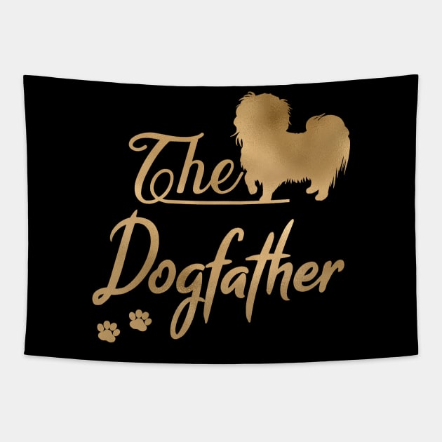 The Shih Tzu Dogfather Tapestry by JollyMarten