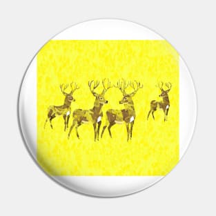 Deer grazing Pin