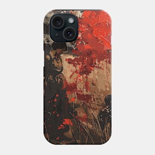 Blood Splatter Art Phone Case