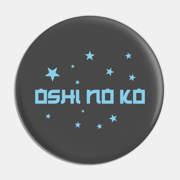 Oshi No Ko, blue Pin by Perezzzoso