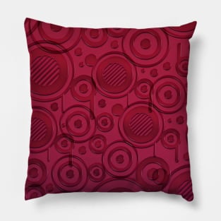 Abstract round pattern II Pillow
