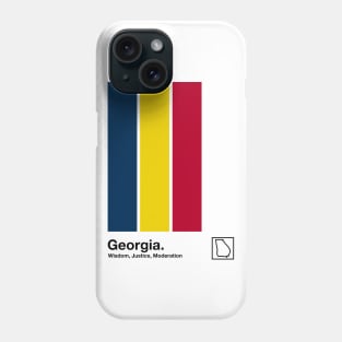 Georgia  // Original Minimalist Artwork Poster Design Phone Case