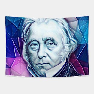 Thomas Babington Macaulay Snowy Portrait | Thomas Babington Macaulay Artwork 13 Tapestry