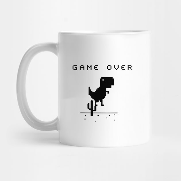 Chrome Dino – Offline T-Rex 11 oz Ceramic Mug Chrome Dino – Offline T-Rex  Mugs