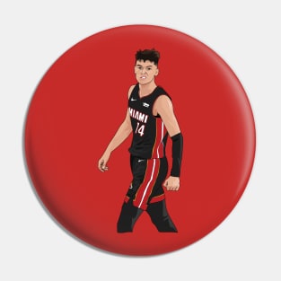 Tyler Herro Mean Mug Miami Heat Pin