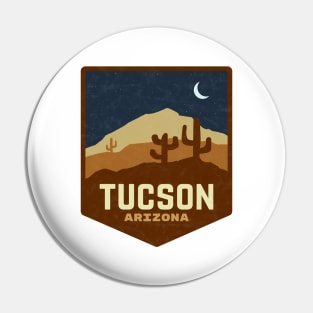 Desert Night Scene - Tucson Arizona Pin