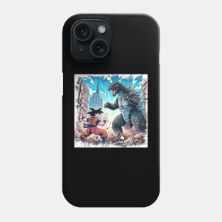 Goku vs Godzilla Phone Case