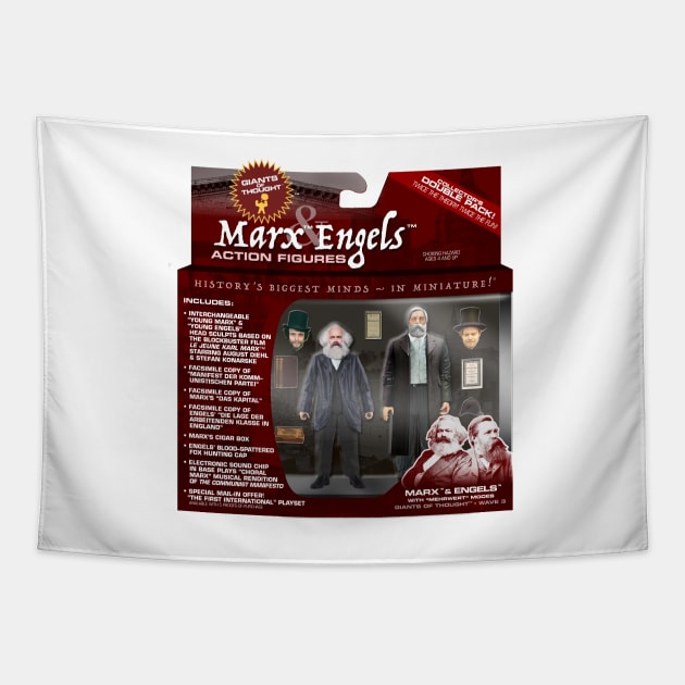 Marx & Engels Action Figures Double Pack Tapestry by GiantsOfThought