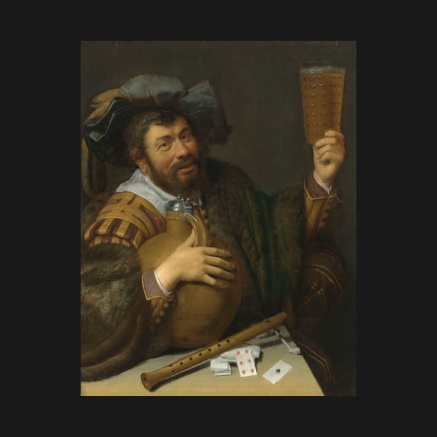 Willem van der Vliet - Merry Drinker with a Large Jug and a Glass of Beer by themasters