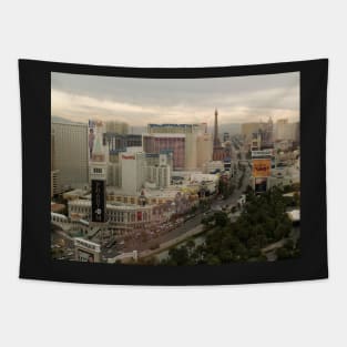 The center of the Las Vegas strip Tapestry