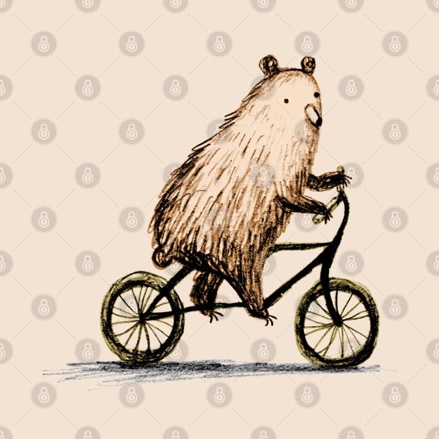 Cycling Bear by Sophie Corrigan