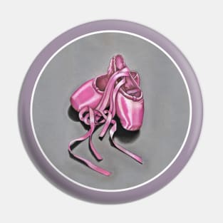 Pink Ballet Slippers Pin