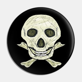 Skull and Crossbones Pin