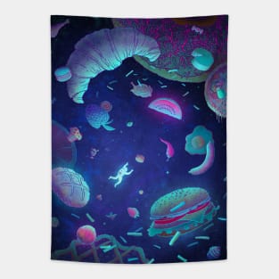 Astronauts Food Dreams Tapestry