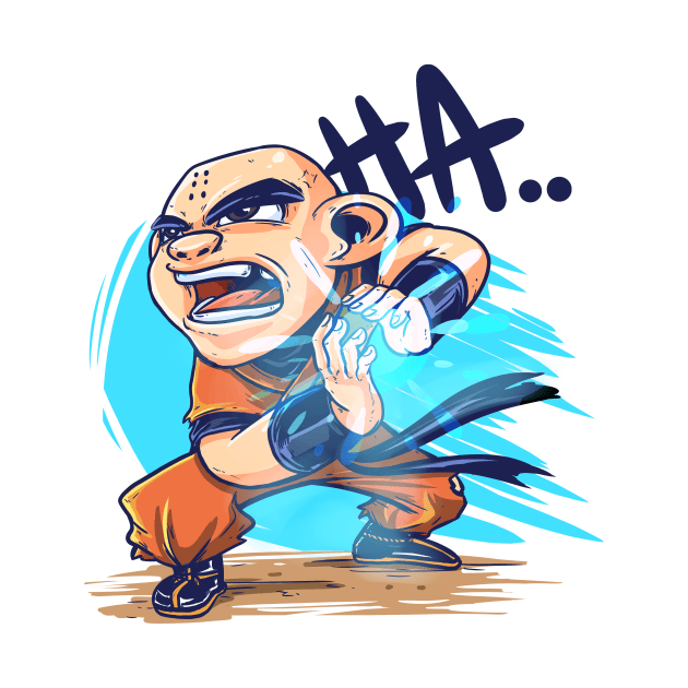 Krillin Kamehameha by diditpranata