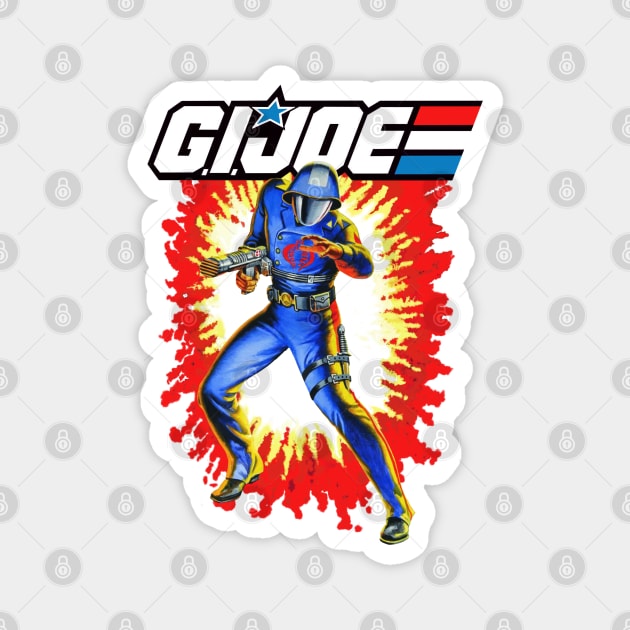 Cobra Commander GI Joe toy art card Magnet by EnglishGent