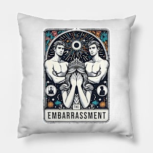 The Embarrassment Shy Empress Funny Tarot Card Pun Horoscope Pillow