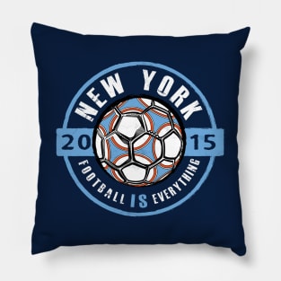 Football Is Everything - New York City Vintage Pillow