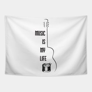 Music is my life Tapestry