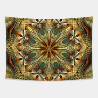 Flower Of Life Mandala (Oriental Breeze) Tapestry