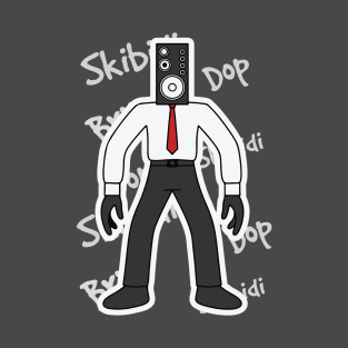 Large Speakerman - Skibidi Toilet T-Shirt