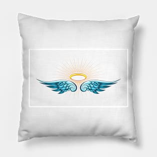 Angel Halo with Wings Pillow