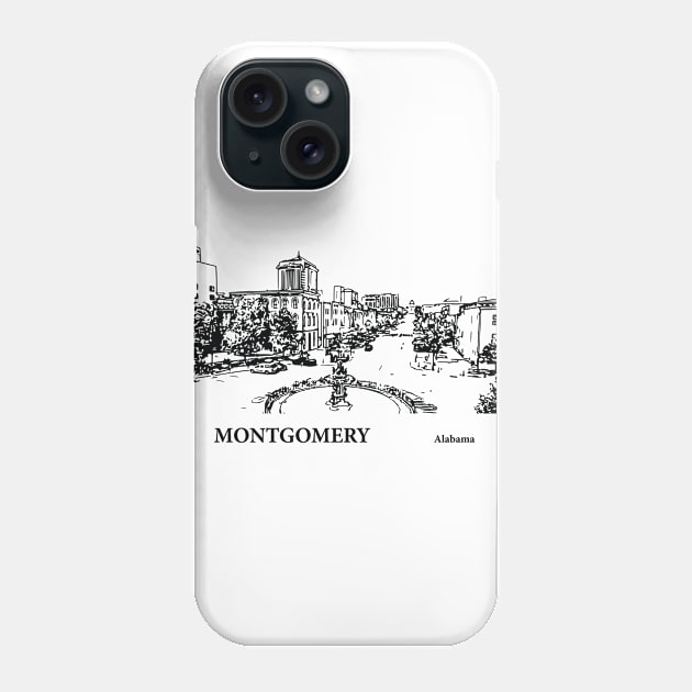 Montgomery - Alabama Phone Case by Lakeric