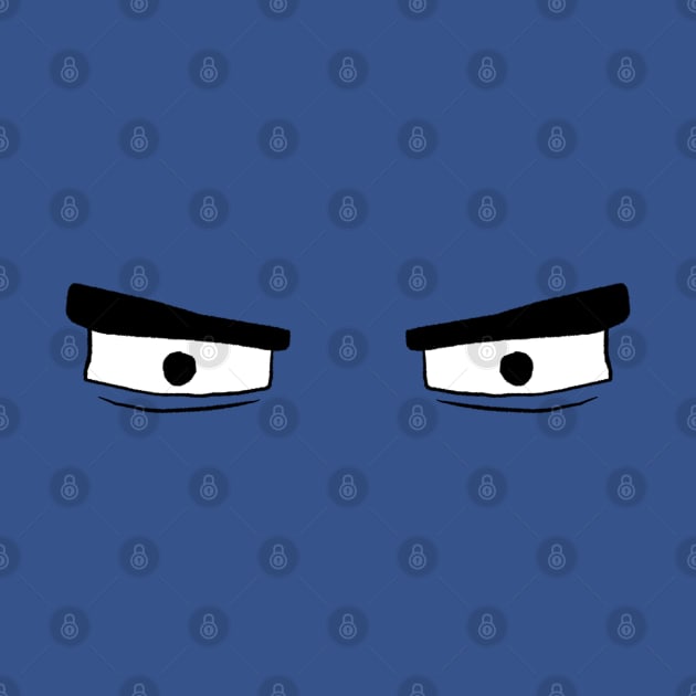 Cartoon Eyes - Grouchy Face by TheWanderingFools