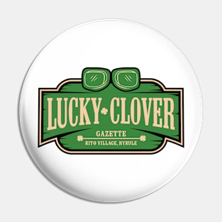 Lucky Clover Gazette Pin