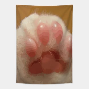 tiny cat paw Tapestry