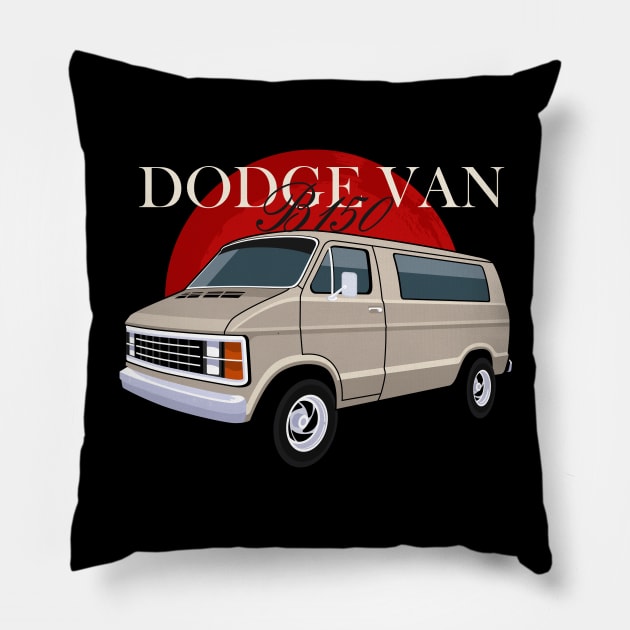 Van b150 Classic Pillow by masjestudio