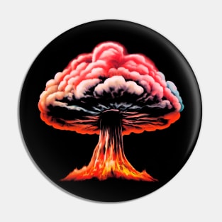 Atom Bomb Japanese Pin