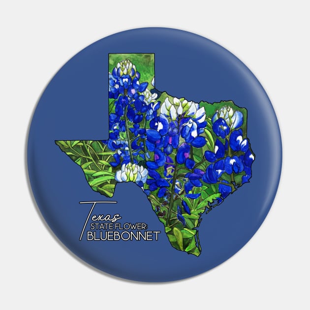 Texas Bluebonnets with text Pin by Heather Dorsch Creations