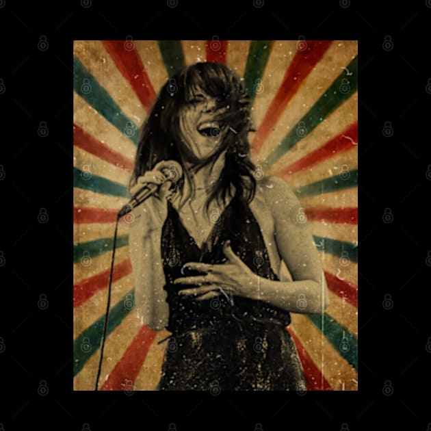 Imelda may - Photo Vintage Retro Look Fan Design by Janji Joni