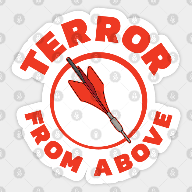 Lawn Dart Terror from Above - Lawn Dart - Sticker