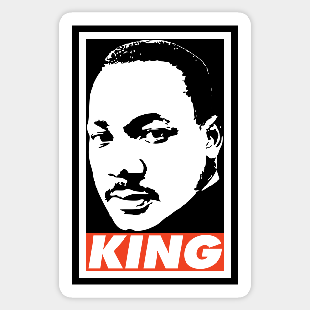 KING - Martin Luther King - Sticker