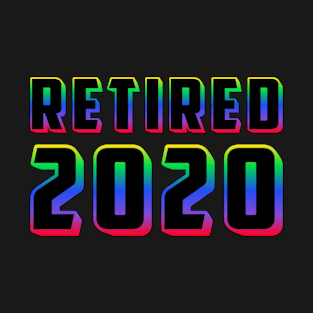 Retired 2020 Retirement Veteran Vet Gift T-Shirt