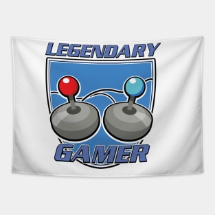 Legendary Gamer logo Tapestry