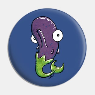 Mer-Eggplant Pin