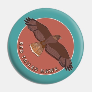 Red Tailed Hawk Pin