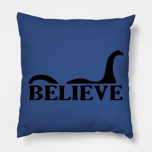 Cryptid Loch Ness Monster Nessie Believe Pillow