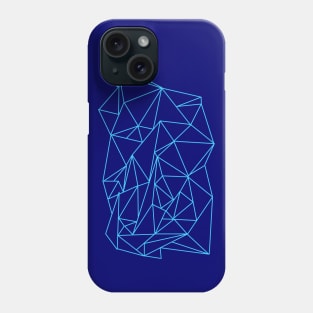 Blue triangles Phone Case