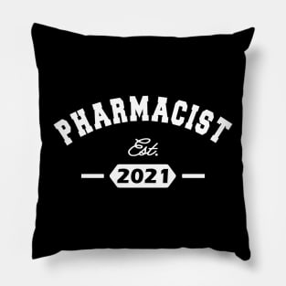 Pharmacist Est. 2021 Pillow