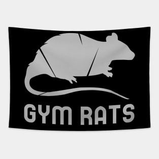 GYM RATS - funny fitness design Tapestry