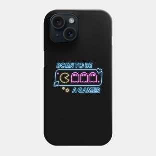 Cool neon gaming quote Phone Case