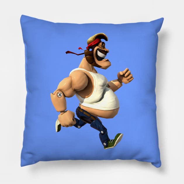 Action Henk! Pillow by ragesquid