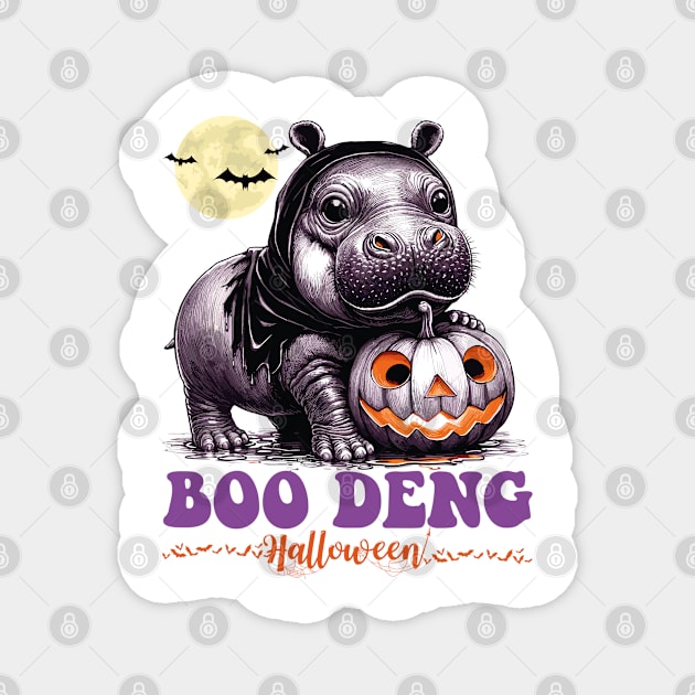 Moo Deng Magnet by JessArty