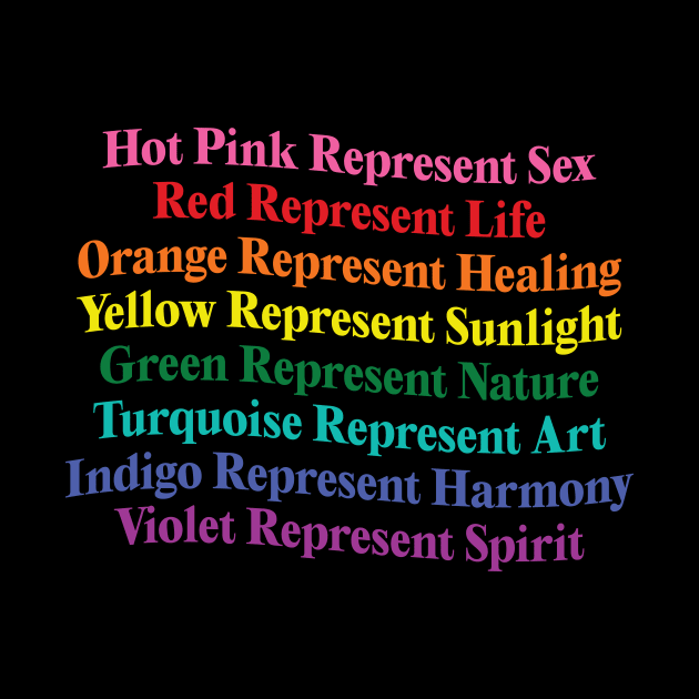 Meaning Of Rainbow Colors by Queers